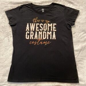 Way To Celebrate Halloween This Is My Awesome Grandma Costume T-shirt XL (16/18)